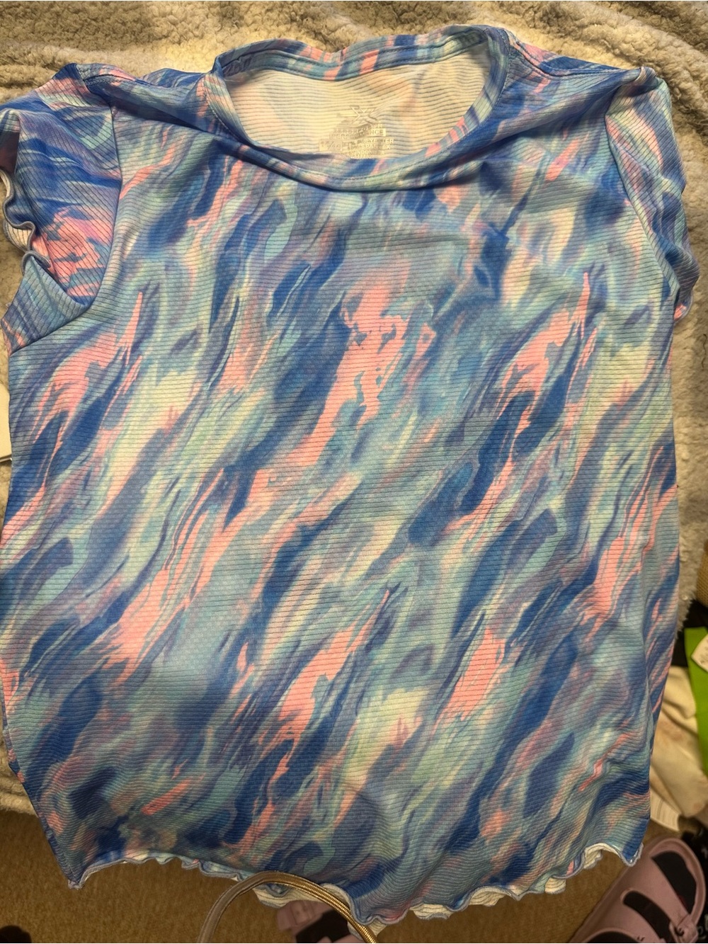 ZeroXposur Blue and Pink Performance Top